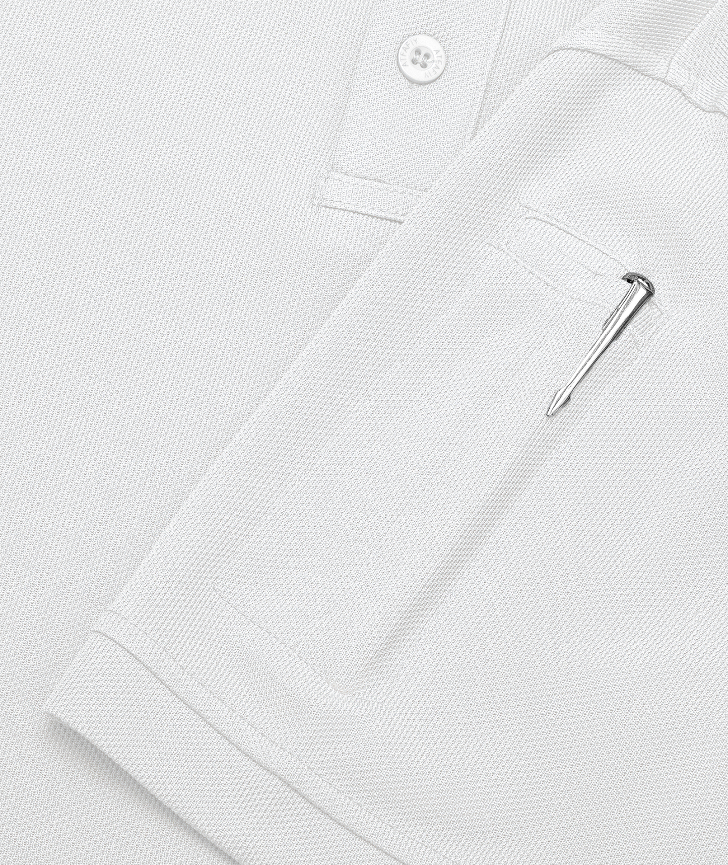 Men's Solid Color Button Up Polo Shirt