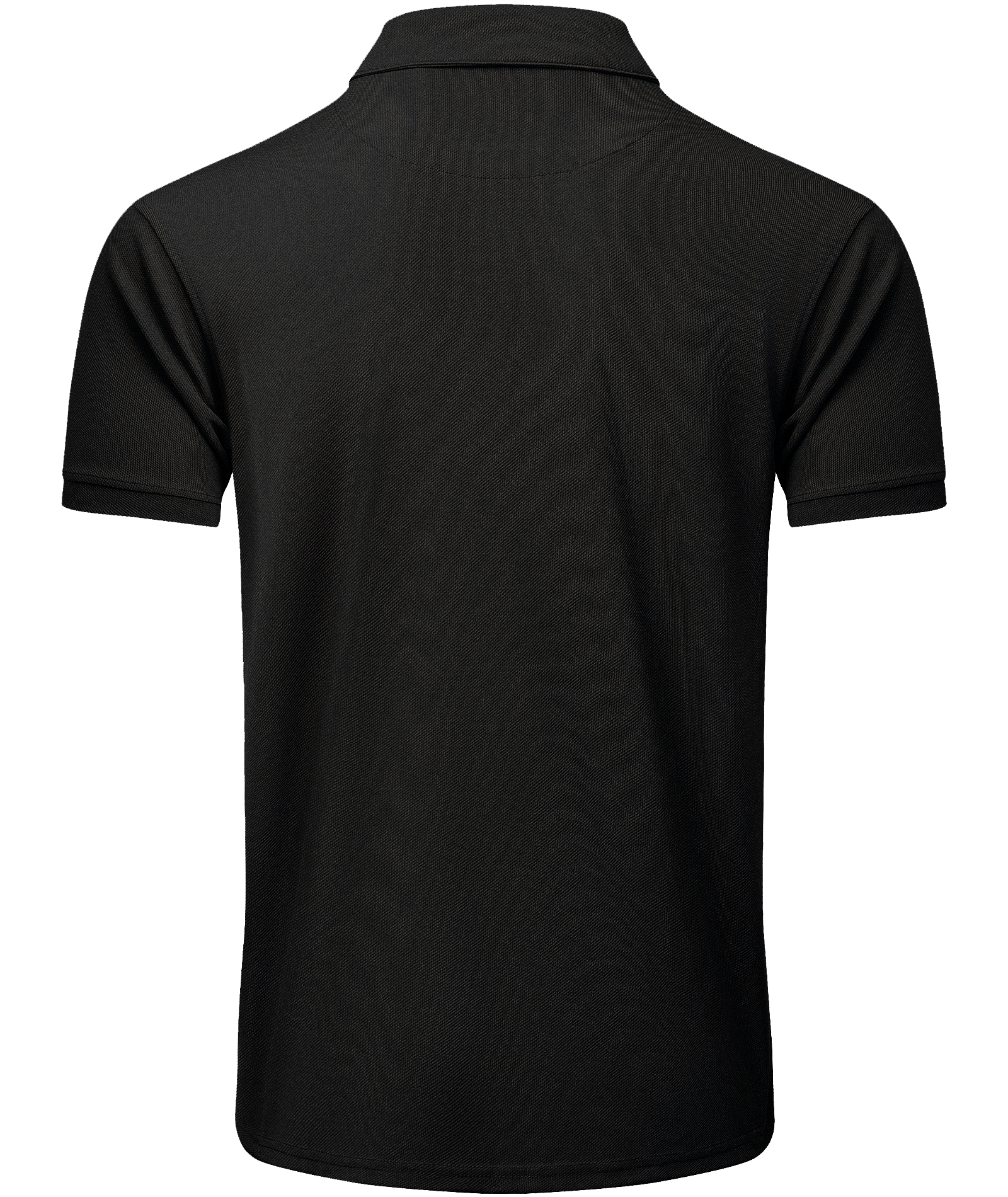 Men's Solid Color Button Up Polo Shirt