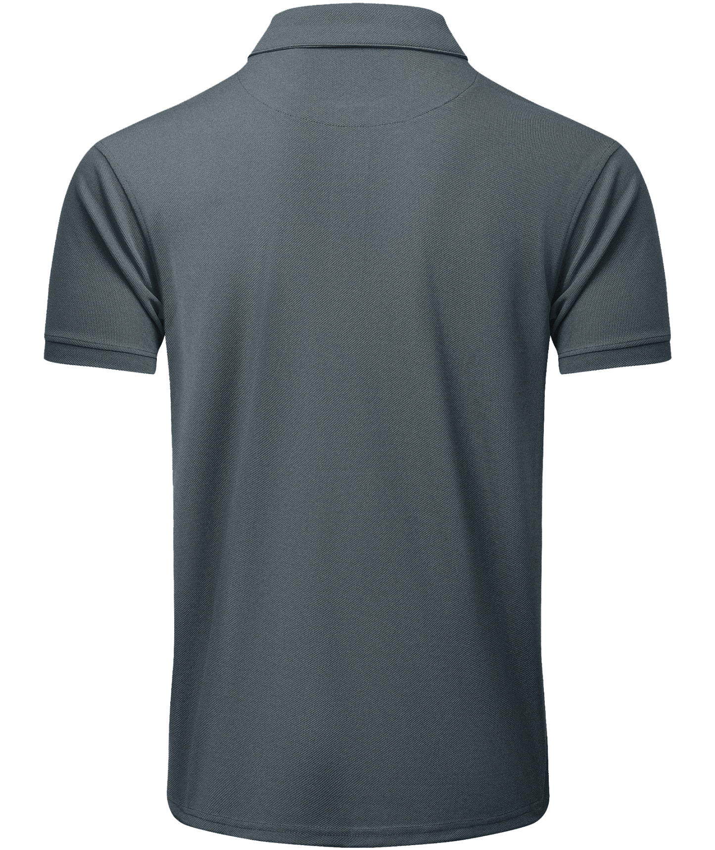 Men's Solid Color Button Up Polo Shirt