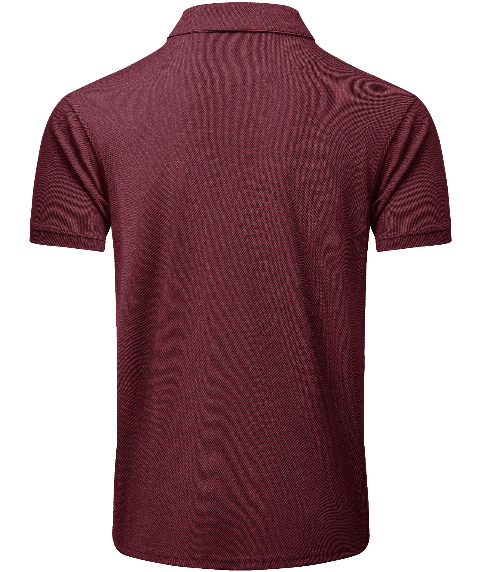 Men's Solid Color Button Up Polo Shirt