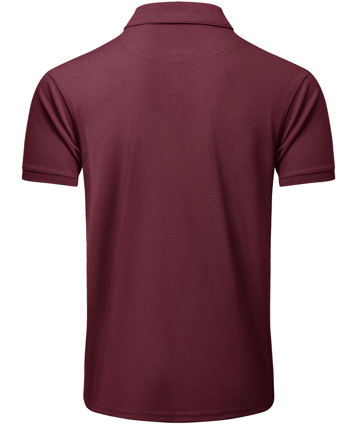 Men's Solid Color Button Up Polo Shirt