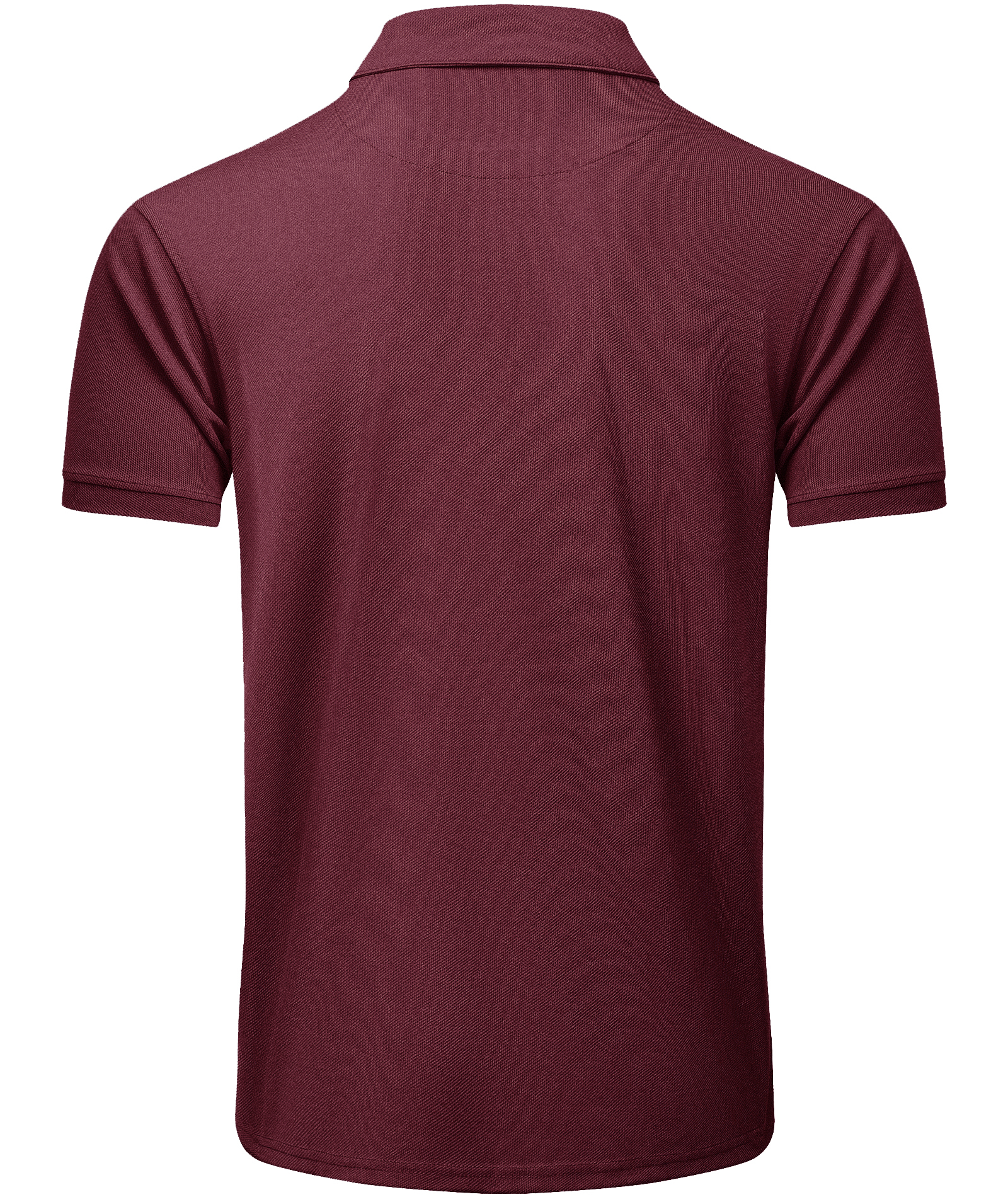 Men's Solid Color Button Up Polo Shirt