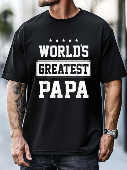 Unisex World's Greatest Papa Father's Day Grandpa T-Shirt