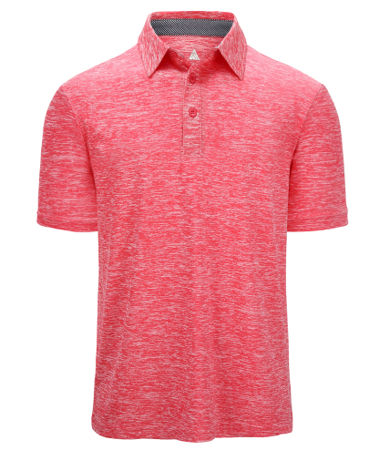 Men's Moisture Wicking Solid Color Polo Shirt