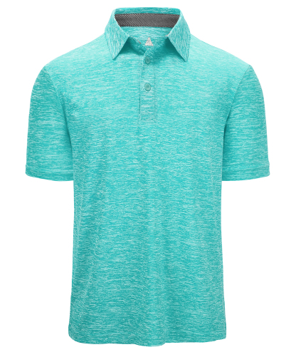 Men's Moisture Wicking Solid Color Polo Shirt