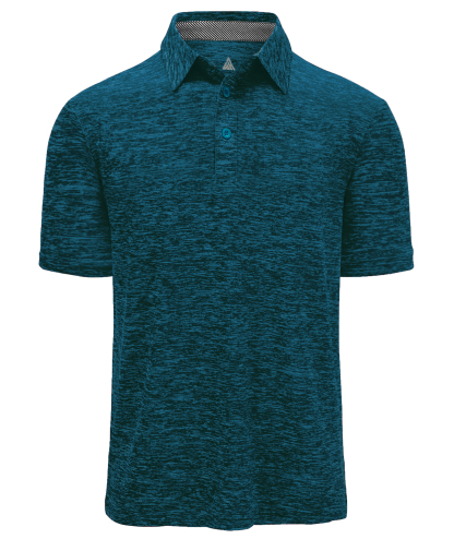 Men's Moisture Wicking Solid Color Polo Shirt