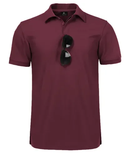 Men's Solid Color Golf Polo Shirt