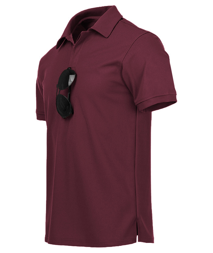 Men's Solid Color Golf Polo Shirt