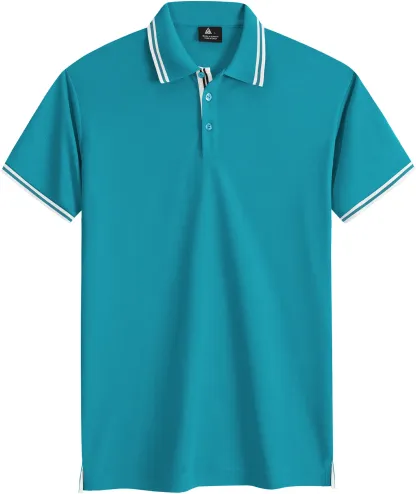 Men's Contrasting Collar Dri-fit  Polo Shirt