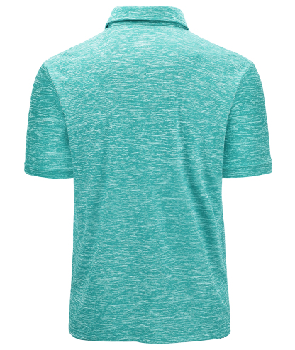 Men's Moisture Wicking Solid Color Polo Shirt