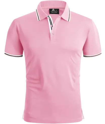 Men's Contrasting Collar Dri-fit  Polo Shirt