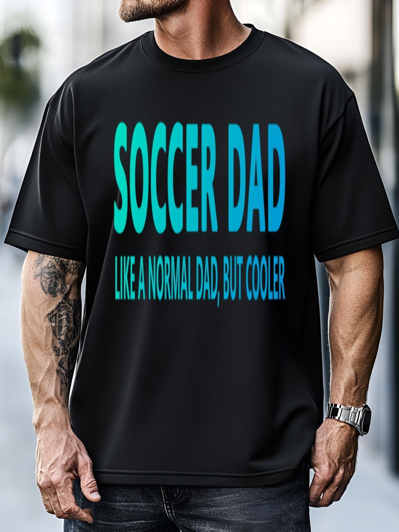 Unisex Soccer Father Soccer Dad Cool Gift T-Shirt