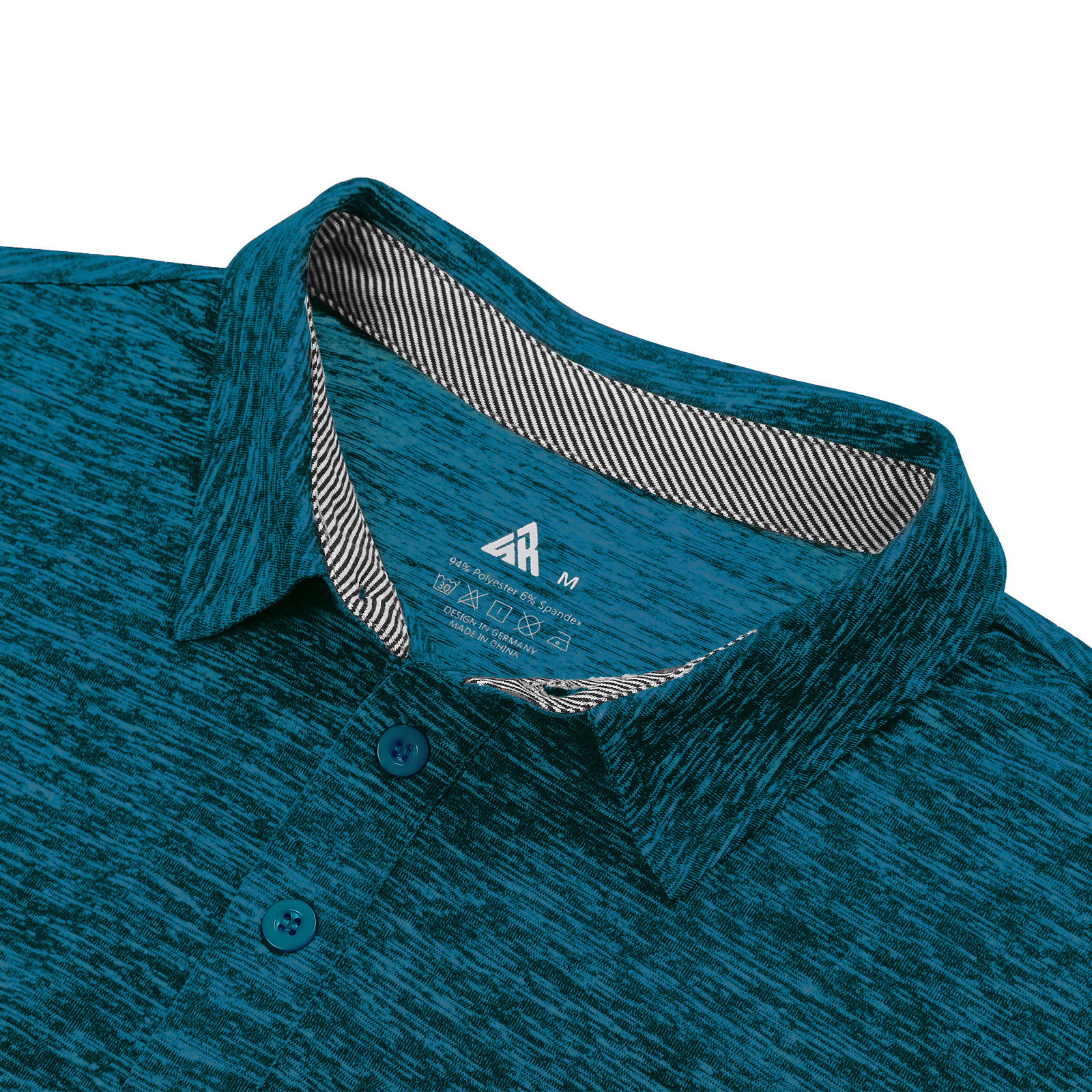 Men's Moisture Wicking Solid Color Polo Shirt