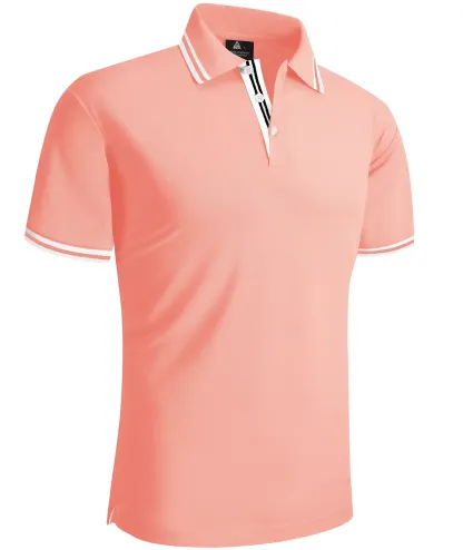 Men's Contrasting Collar Dri-fit  Polo Shirt