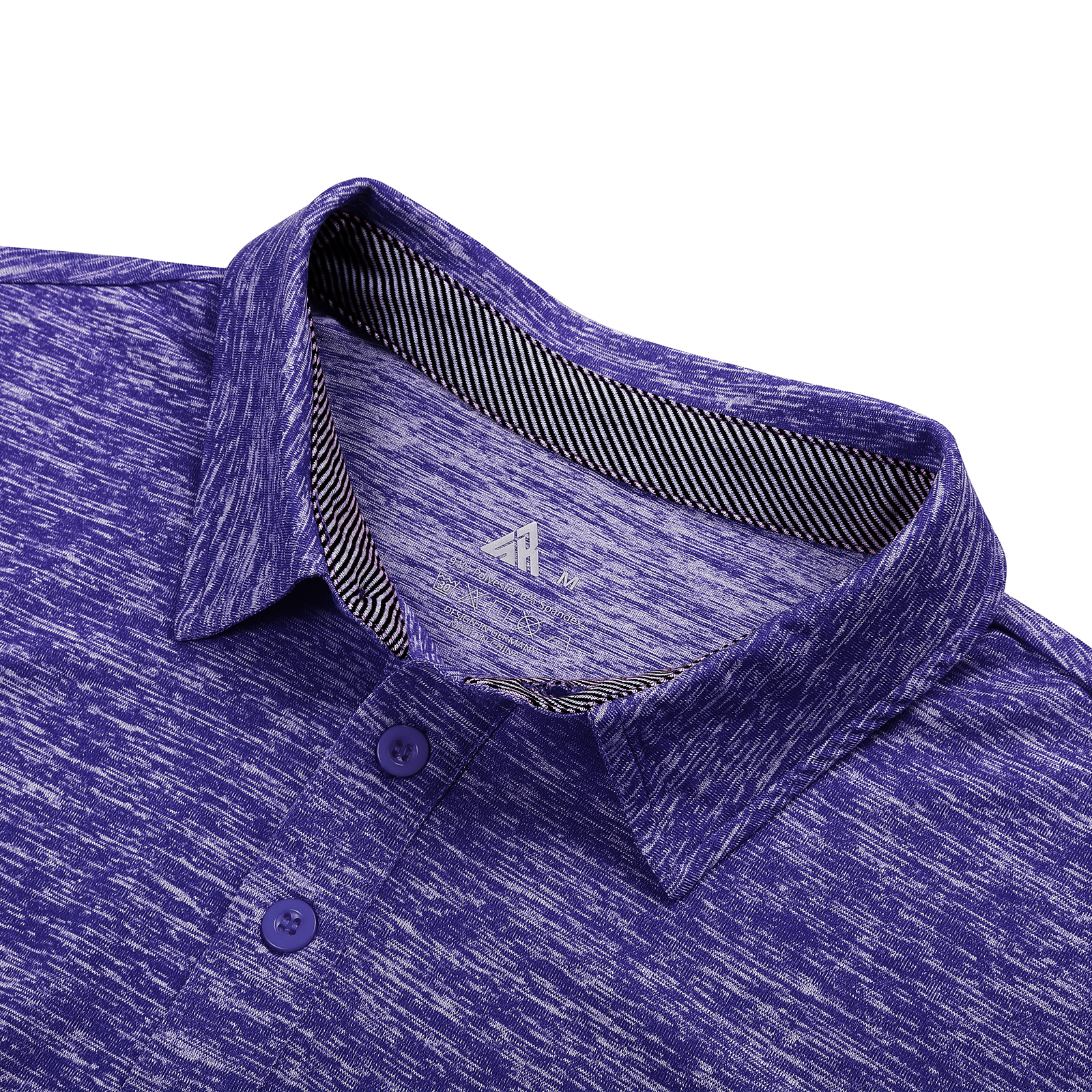 Men's Moisture Wicking Solid Color Polo Shirt