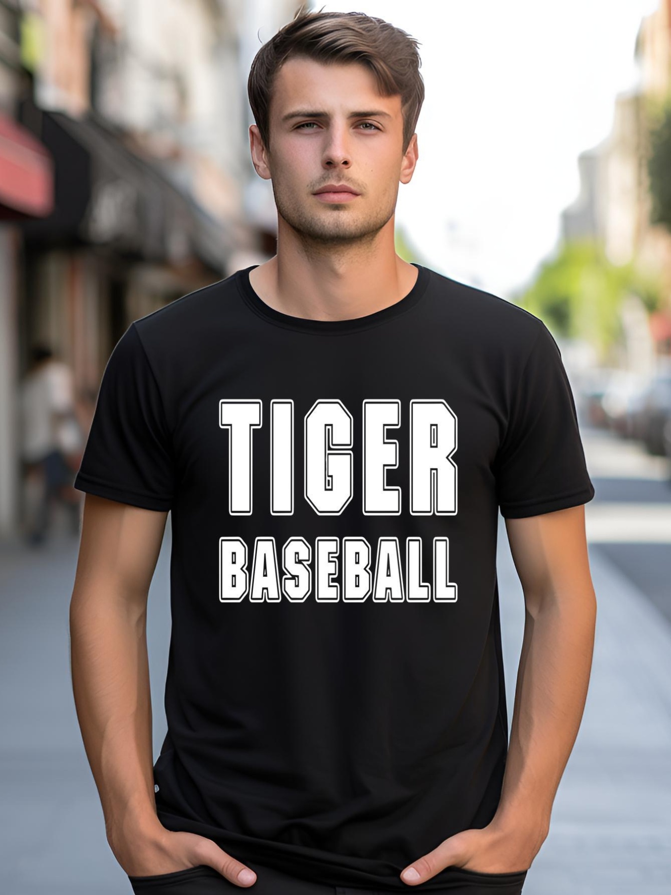 Unisex Larry Ragland Wearing Tiger Baseball shirt  Graphic Tee
