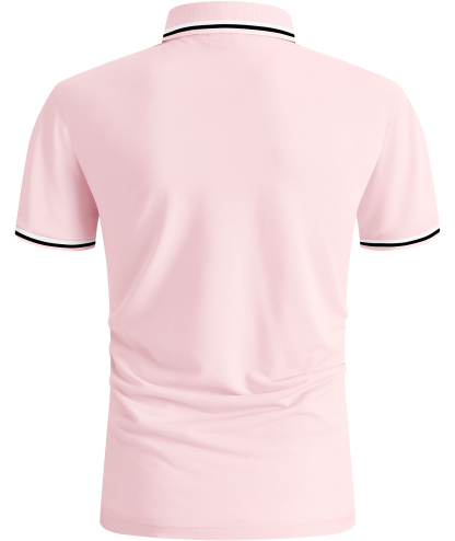 Men's Contrasting Collar Dri-fit  Polo Shirt