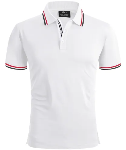 Men's Contrasting Collar Dri-fit  Polo Shirt