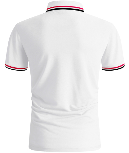 Men's Contrasting Collar Dri-fit  Polo Shirt
