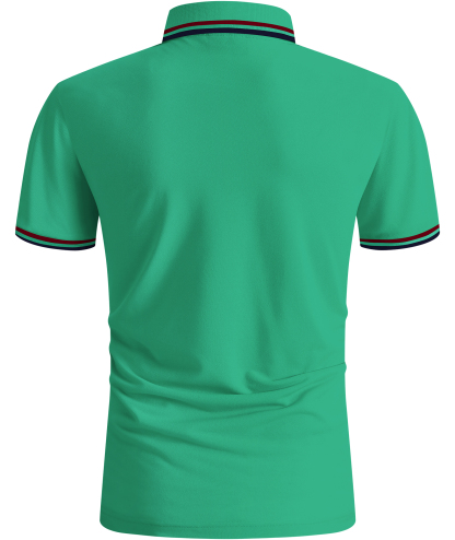 Men's Contrasting Collar Dri-fit  Polo Shirt