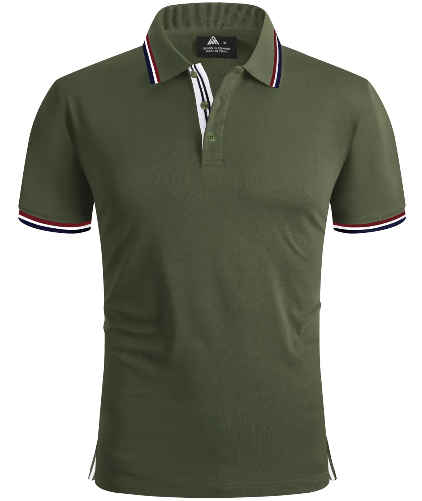Men's Contrasting Collar Dri-fit  Polo Shirt