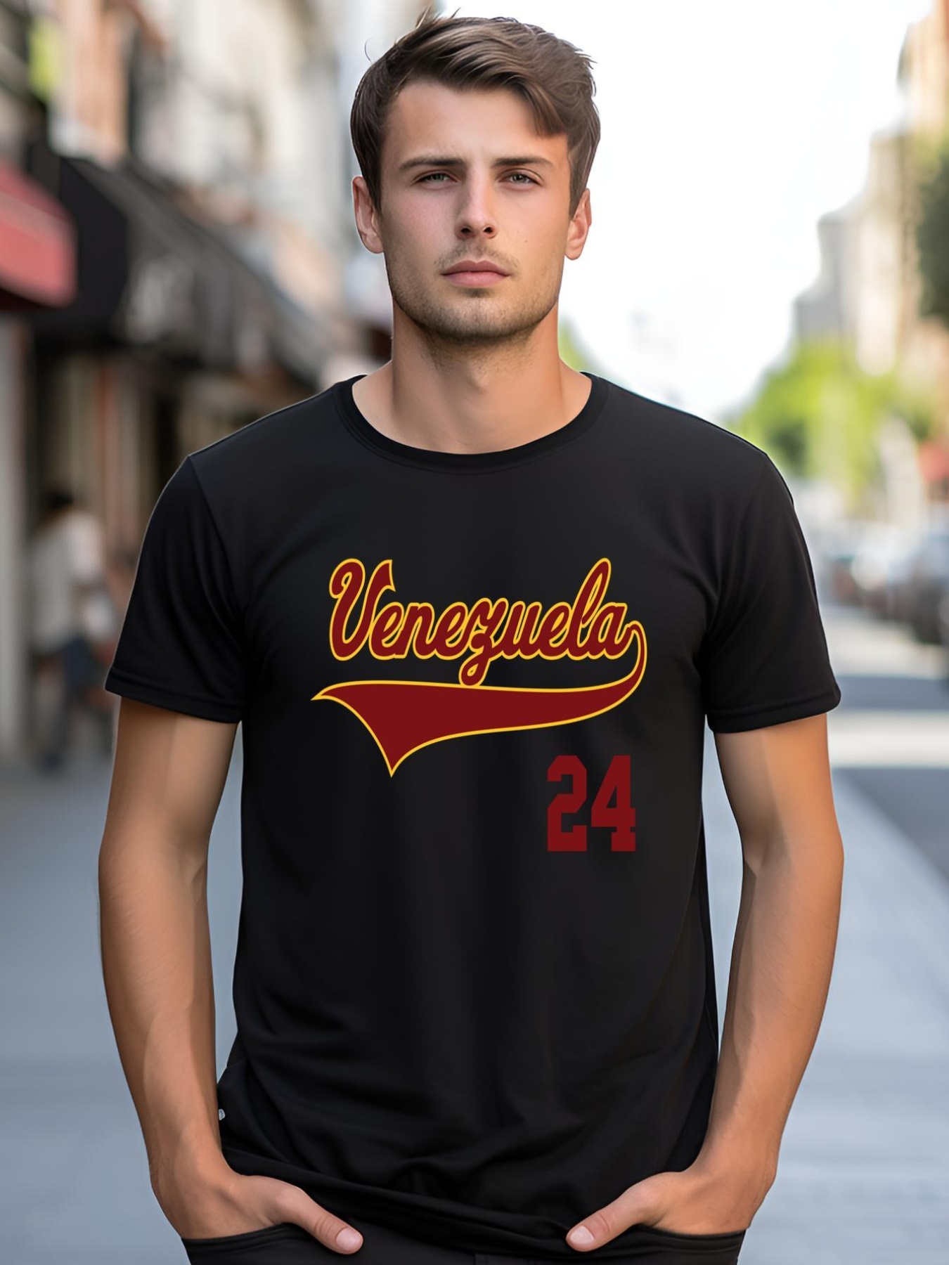 Unisex Retro Venezuela Baseball Cool Gift Vinotinto Beisbol shirt  Graphic Tee