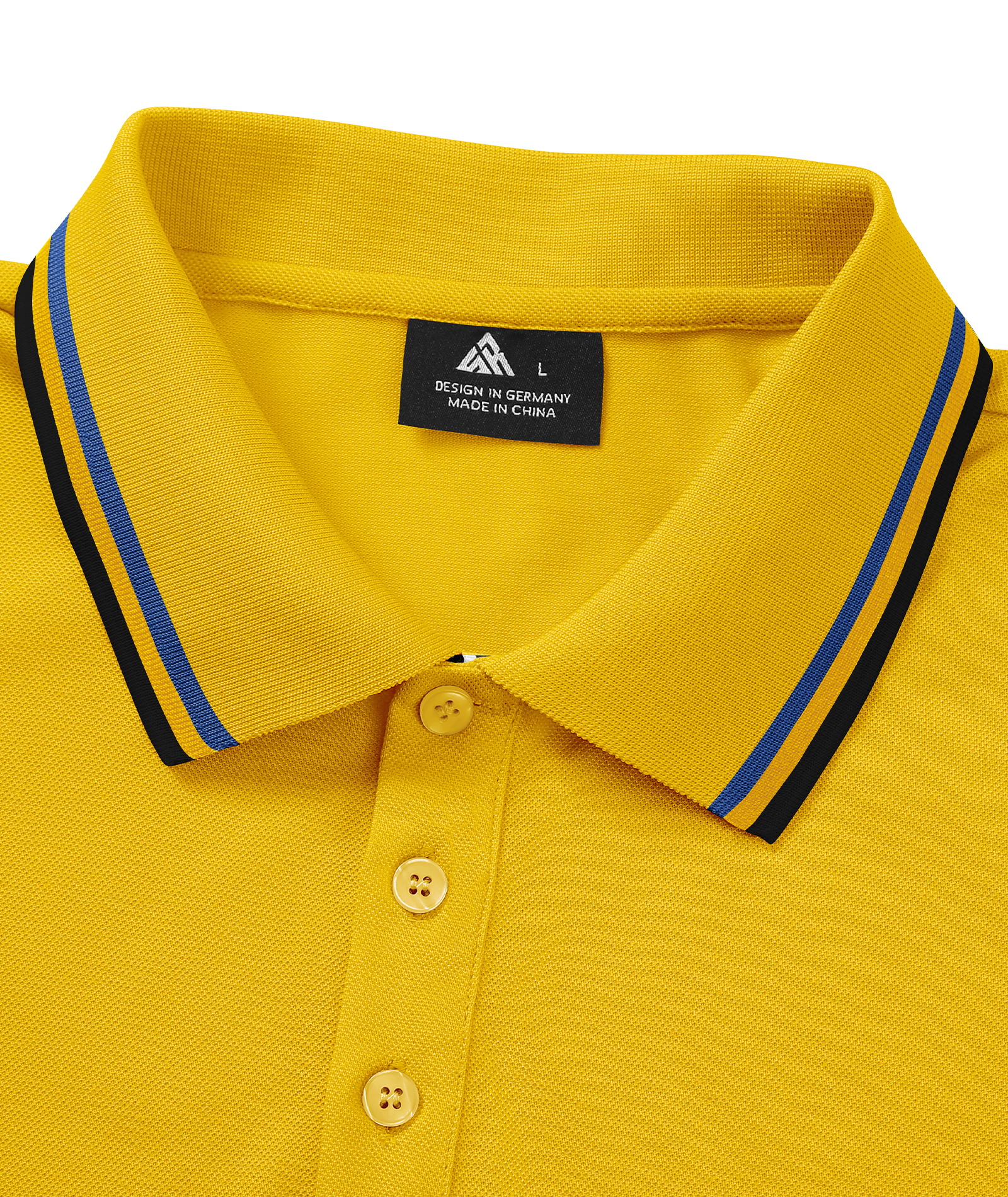 Men's Contrasting Collar Dri-fit  Polo Shirt