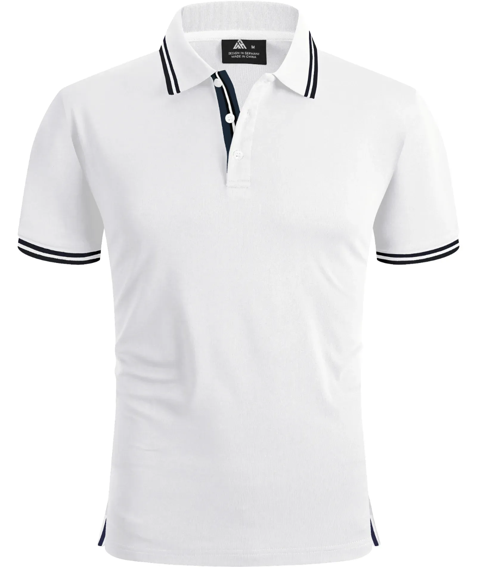 Men's Contrasting Collar Dri-fit  Polo Shirt