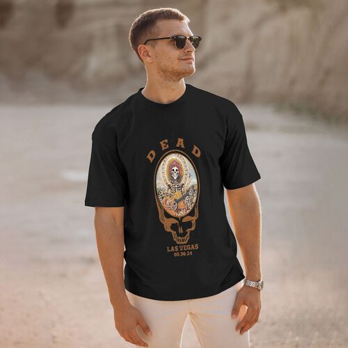 Men's Dead Las Vegas 100% Cotton T-Shirt-pod4team