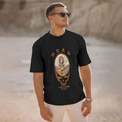 Men's Dead Las Vegas 100% Cotton T-Shirt-pod4team