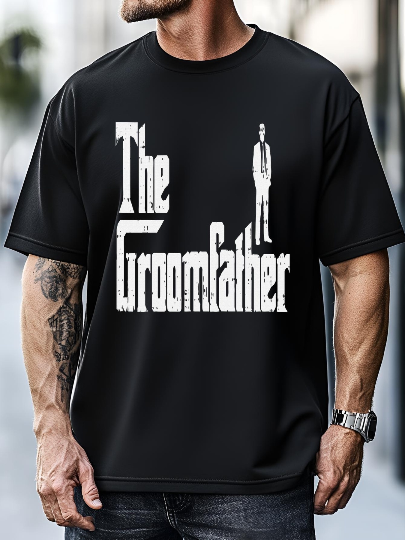 Unisex Groom Father Funny Wedding Party Rehearsal Dinner Dad T-Shirt