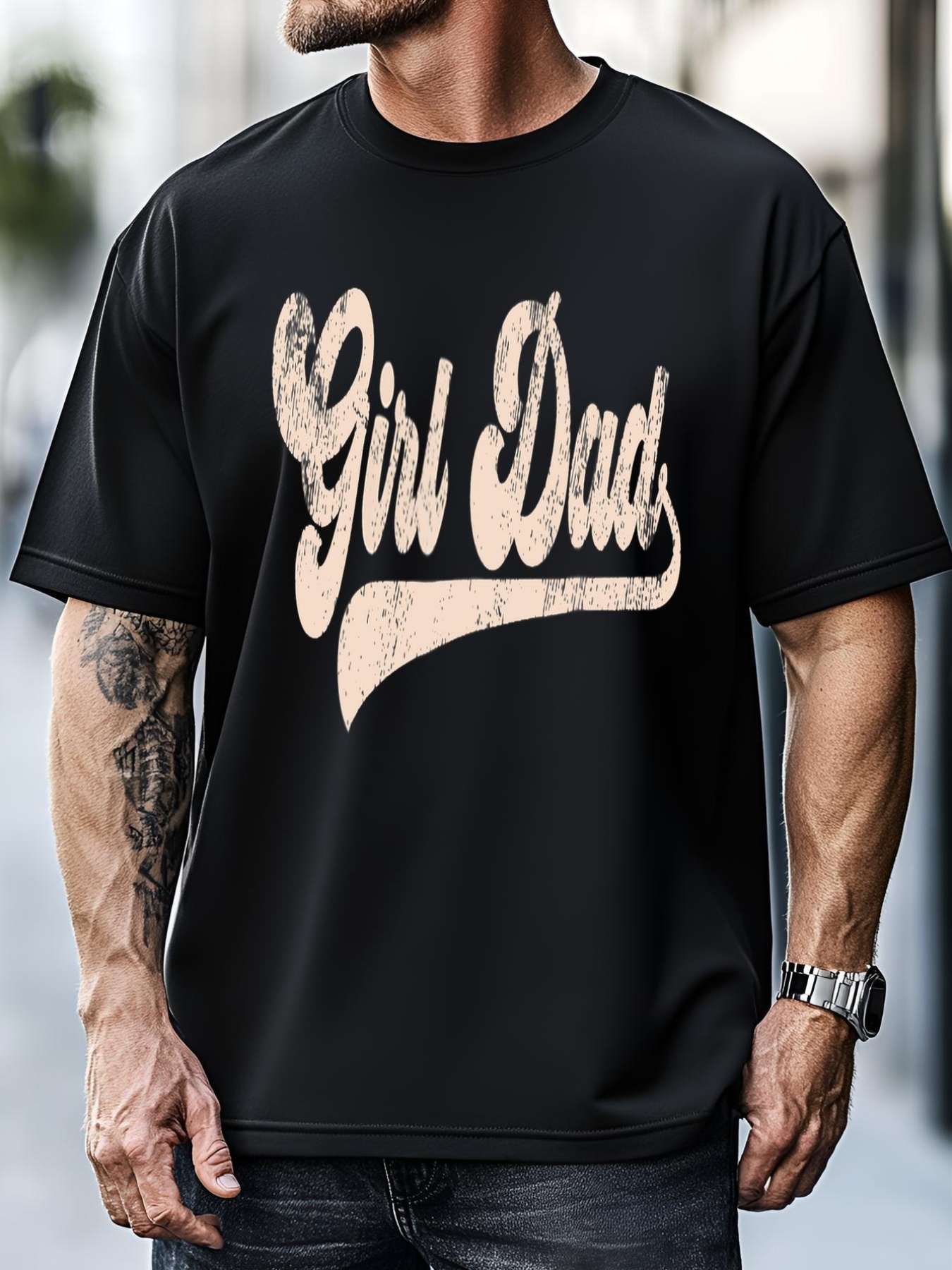 Unisex New Girl Dad of Girl Daddy Gifts Father's Day T-Shirt