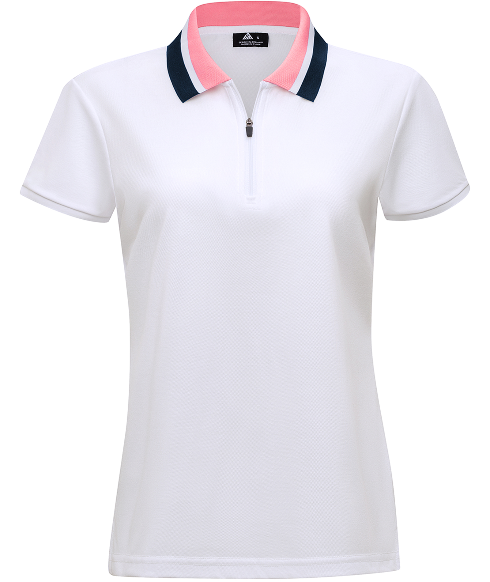Women's Solid Color Slim Fit Casual Sports Polo Shirt