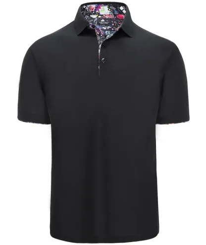 Men's Slim Fit Tennis Solid Color Polo Shirt