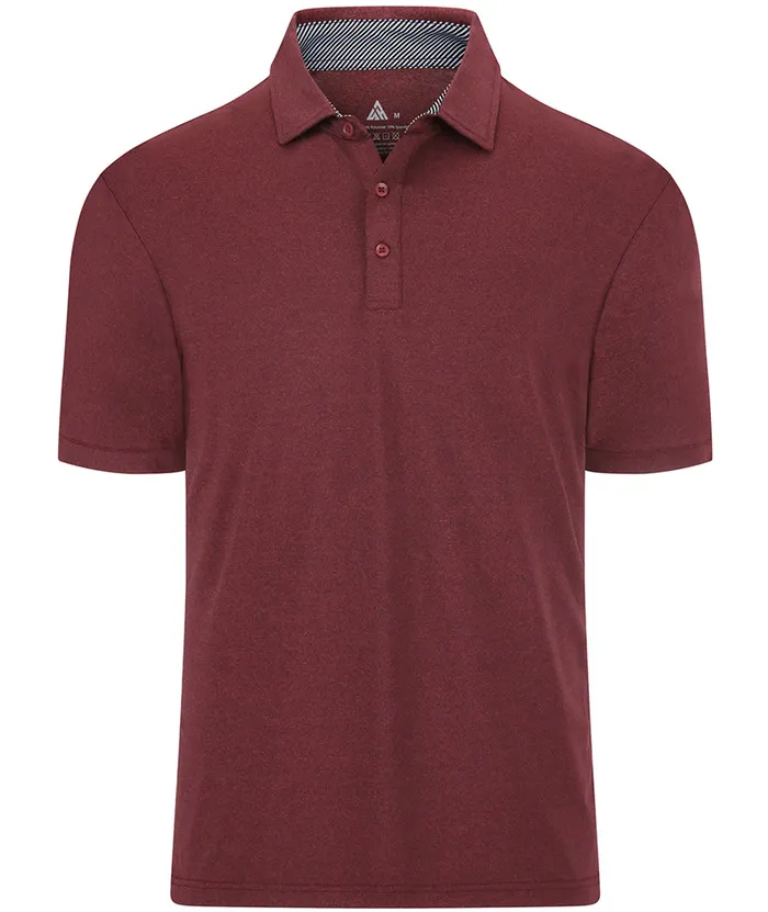Men's Casual Solid Color Slim Fit Polo Shirt