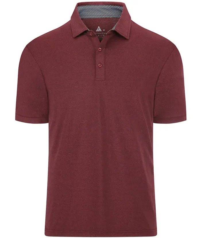 Men's Casual Solid Color Slim Fit Polo Shirt