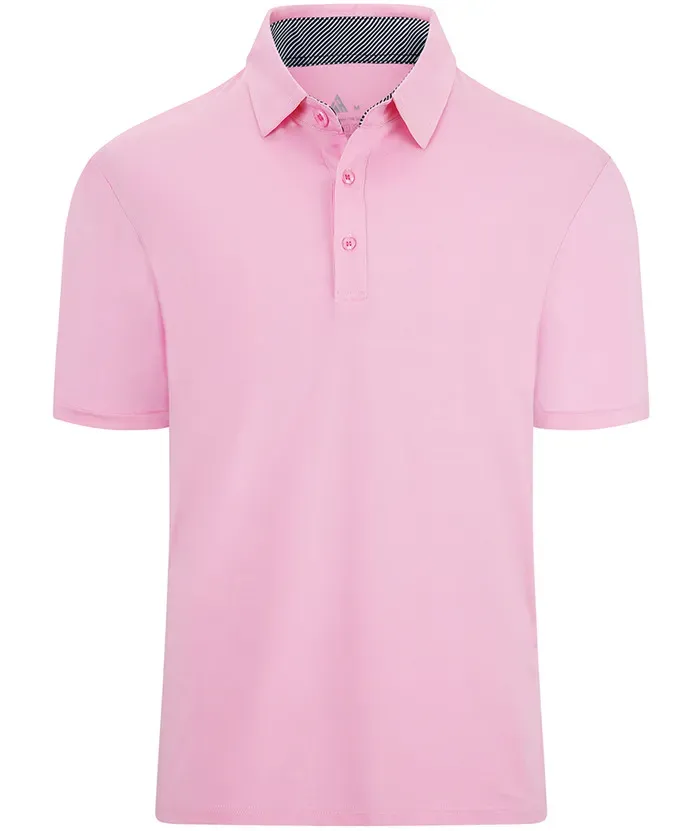 Men's Casual Solid Color Slim Fit Polo Shirt | Pod4team