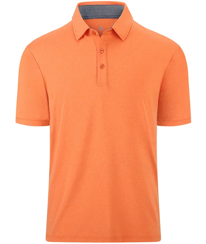 Men's Casual Solid Color Slim Fit Polo Shirt