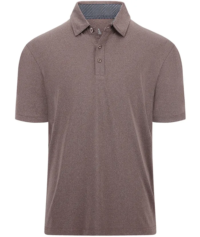 Men's Casual Solid Color Slim Fit Polo Shirt