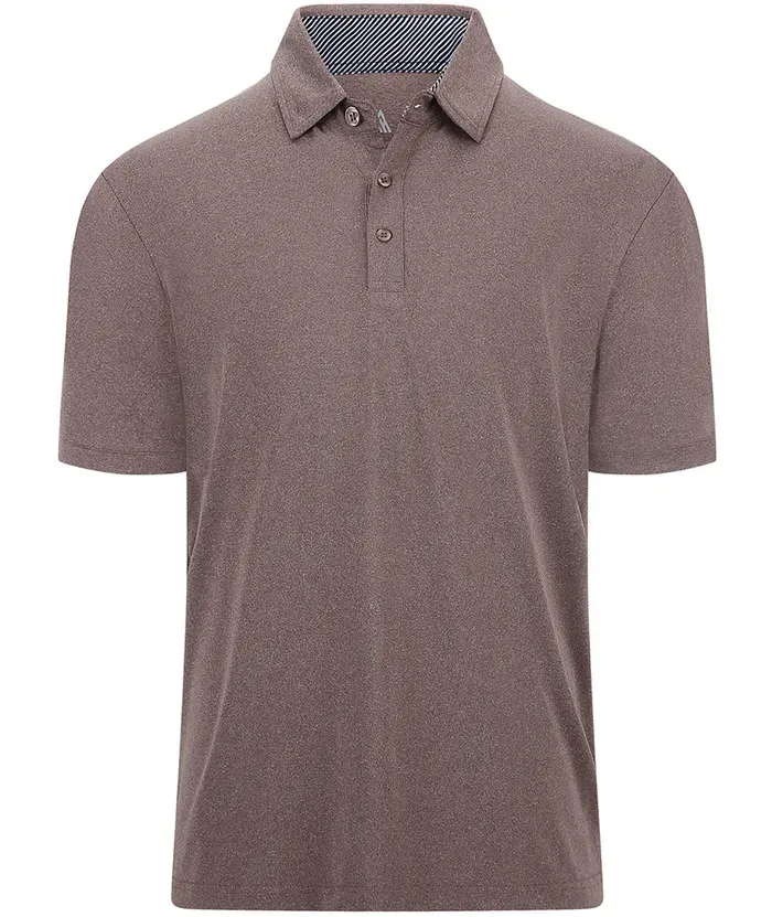 Men's Casual Solid Color Slim Fit Polo Shirt