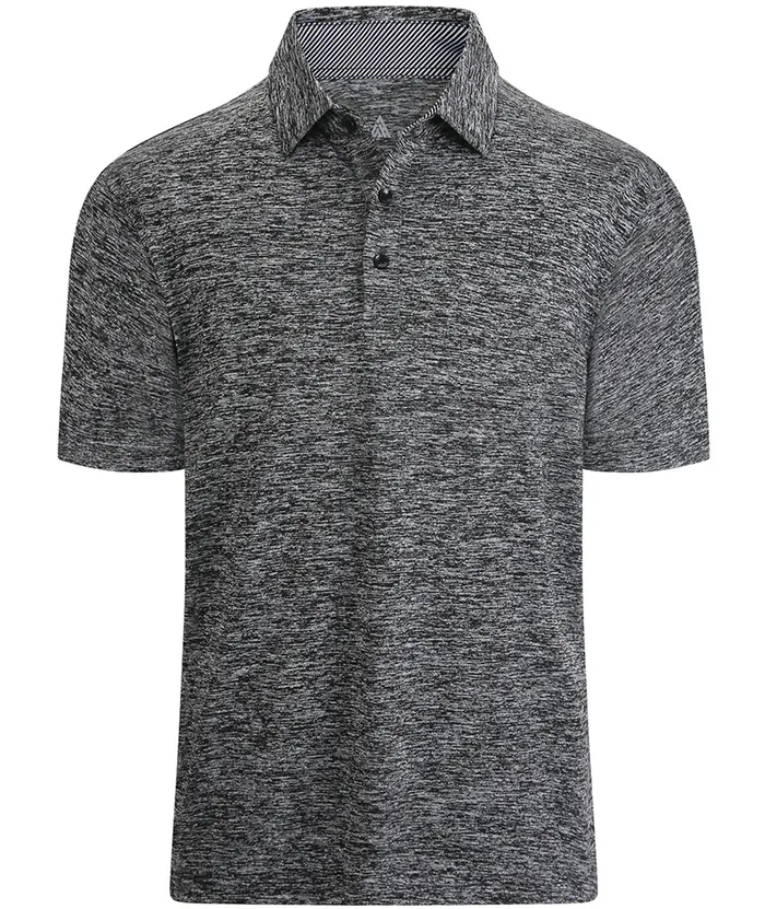 Men's Casual Solid Color Slim Fit Polo Shirt