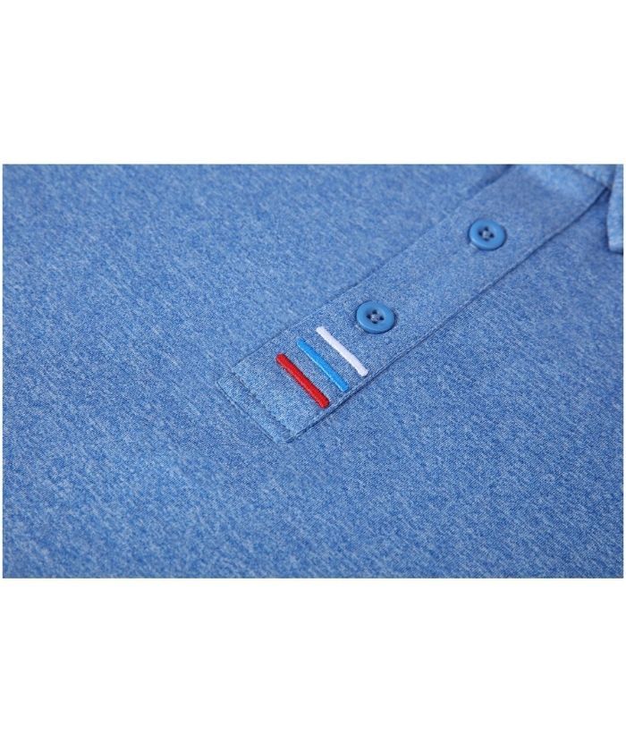 Men's Solid Color Slim Fit Polo Shirt