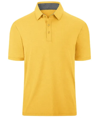 Men's Casual Solid Color Slim Fit Polo Shirt