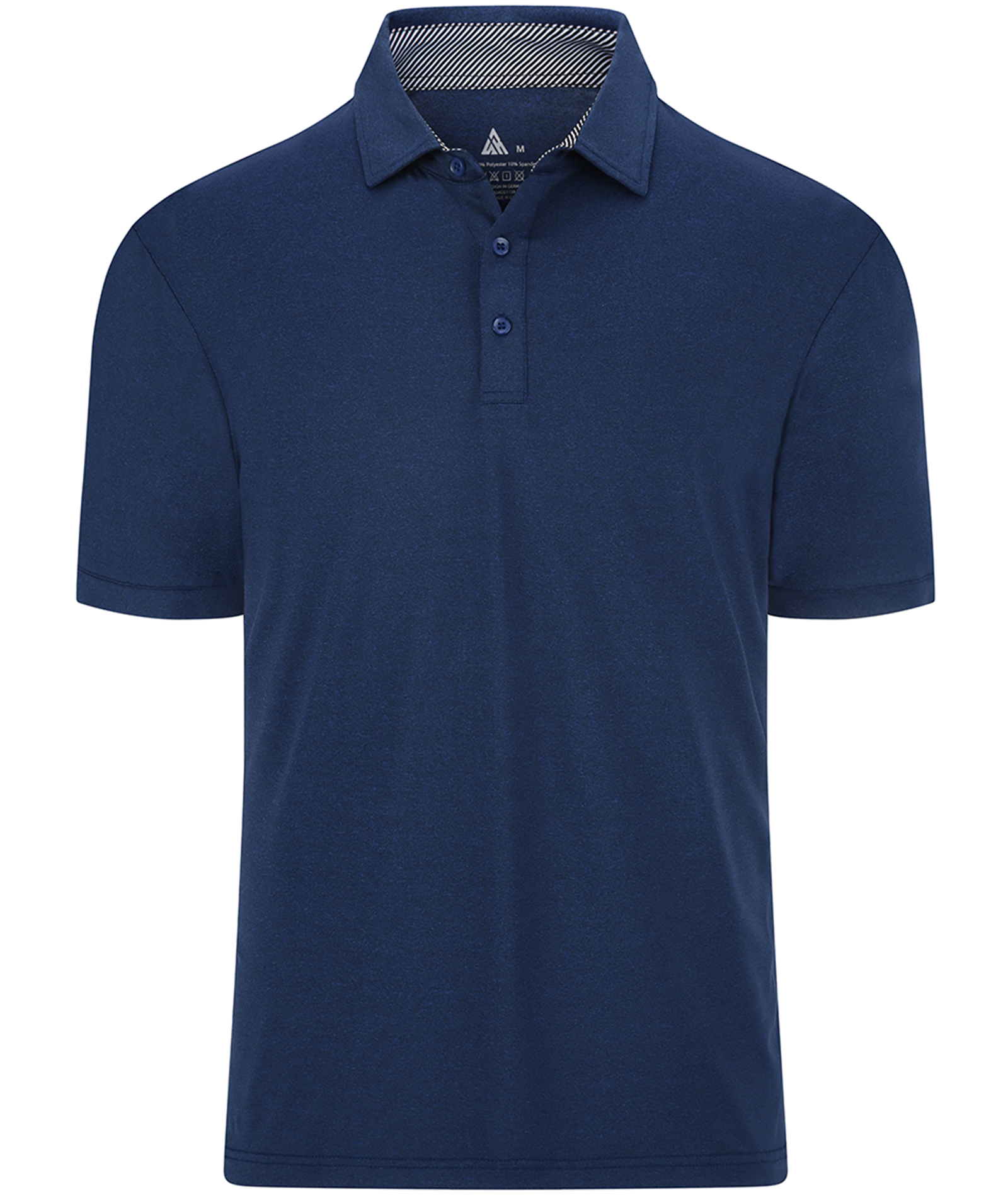 Men's Casual Solid Color Slim Fit Polo Shirt