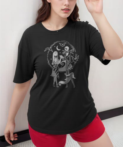 Unisex The Nightmare Before Christmas 100% Cotton Graphic Tee