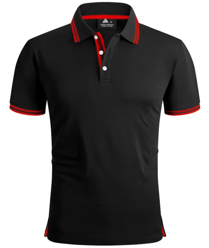 Men's Contrasting Collar Dri-fit  Polo Shirt
