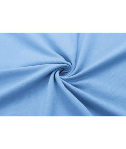 Men's 1/4 Zipper Solid Color Golf Polo Shirt