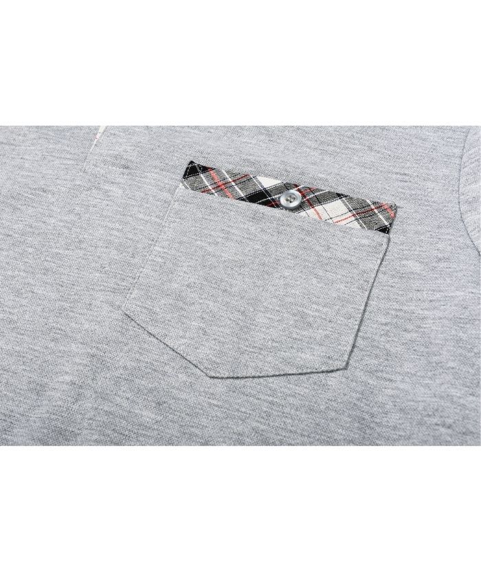 Men's Button Up Dri Fit Solid Color Polo Shirt