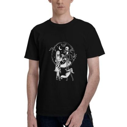 Men's The Nightmare Before Christmas 100% Cotton T-Shirt-pod4team