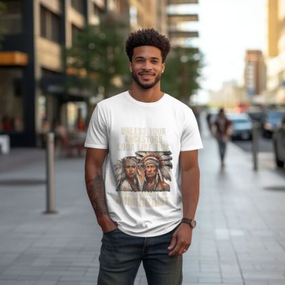 Men's Unless Your Ancestors Look Like This 100% Cotton T-Shirt-pod4team